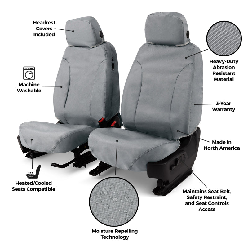 Covercraft 24-25 Toyota Tacoma SeatSaver Custom Seat Cover - Waterproof Black
