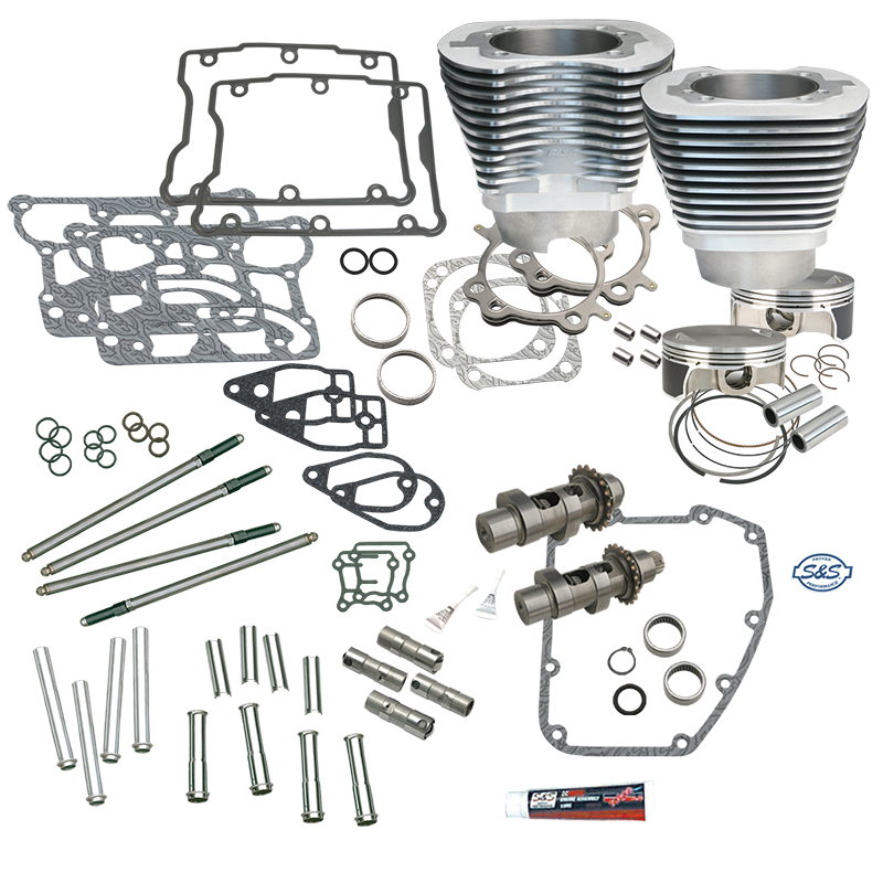 S&S Cycle 2007+ BT 106in Big Bore Hot Set Up Kit w/o Cylinder Heads