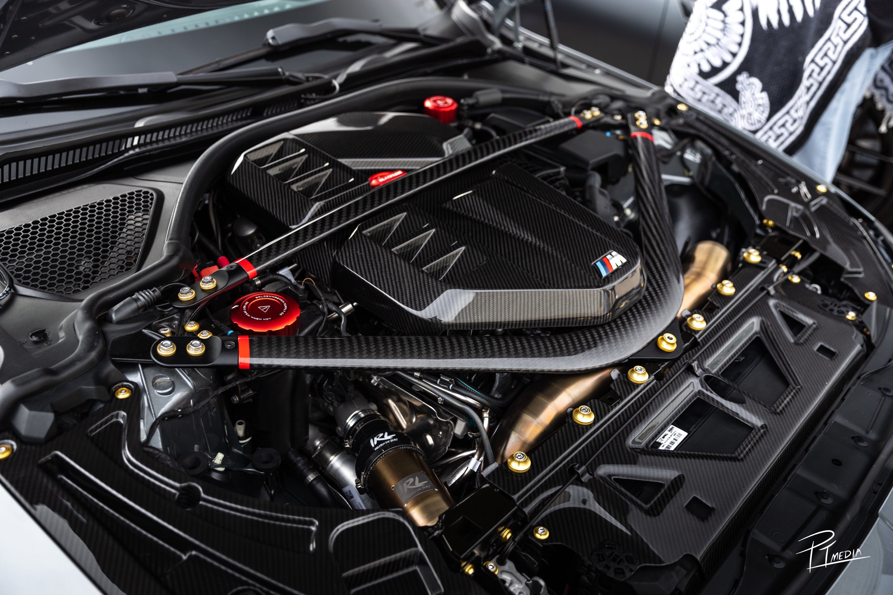 IRL BMW G8x Titanium Front Mount Intakes