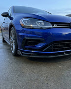 Volkswagen Golf MK7.5 R / R-Line Carbon Fiber Front Lip Splitter – 3K Twill (2017–2019 Hatchback)