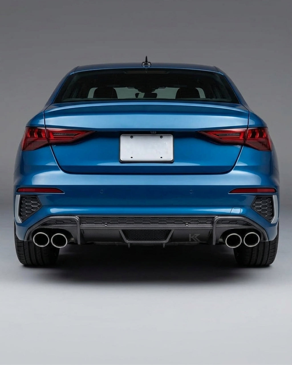 Audi S3 8Y / A3 S-Line Sedan Carbon Fiber Rear Bumper Diffuser 2021 - 2023