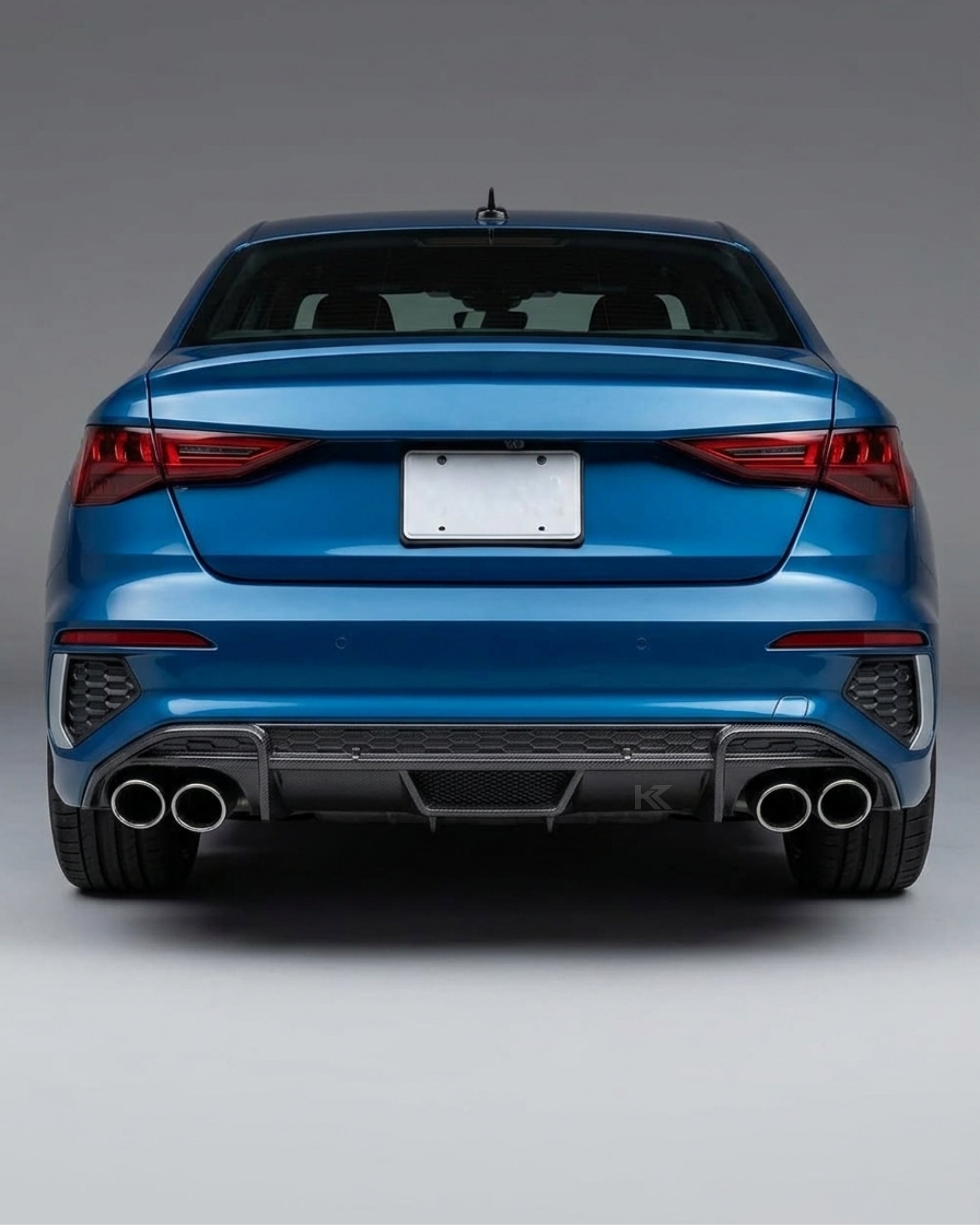 Audi S3 8Y / A3 S-Line Sedan Carbon Fiber Rear Bumper Diffuser 2021 - 2023