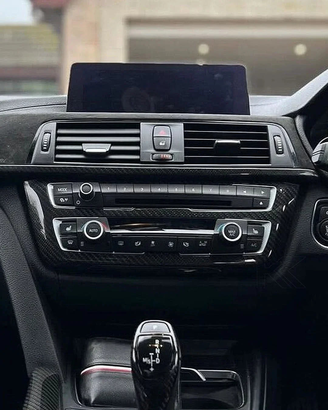 BMW 3 Series F30 Carbon Fiber Radio Cover Trim (2011 - 2019)