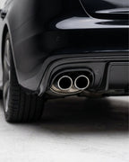Audi A4 B8 S-Line / S4 Sedan Carbon Fiber Rear Bumper Lip With Brake Light 2008 - 2012