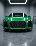 Audi R8 V10 / V10 Plus Coupe 4S Gen 2 Carbon Fiber Front Bumper Lip Spoiler Set 2016 - 2018