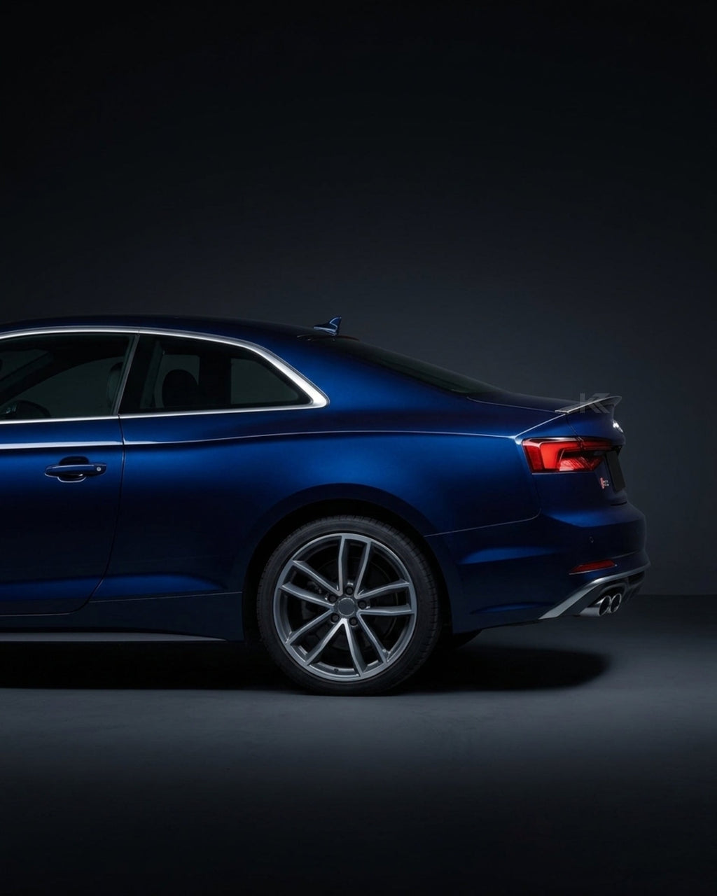 Audi A5 S-Line / S5 / RS5 B9 Coupe Carbon Fiber RS5-H Style Ducktail Rear Trunk Spoiler 2017 - 2022