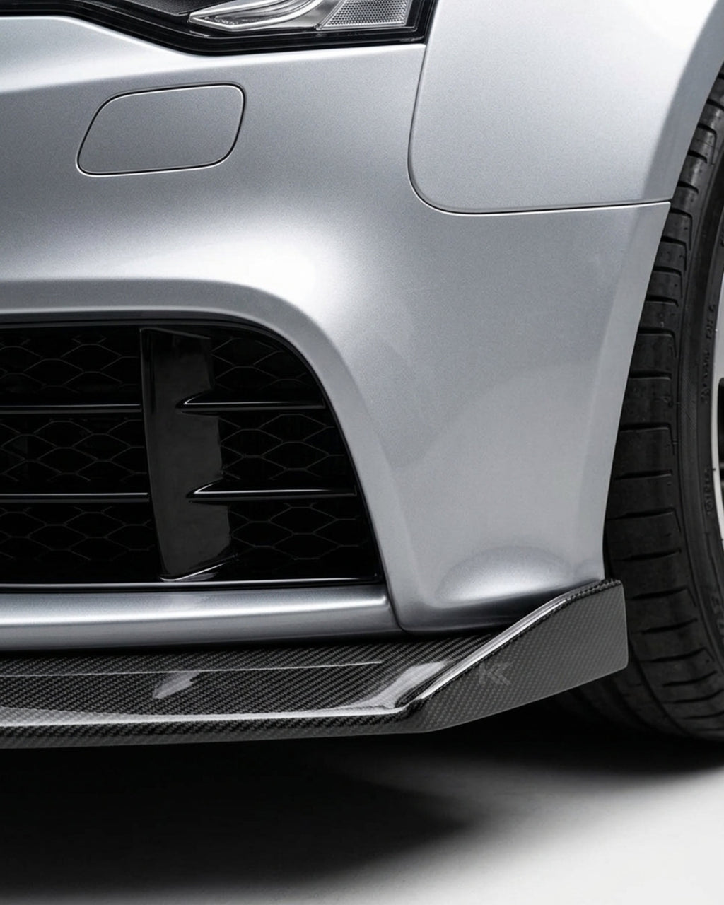 Audi RS5 8T Coupe / Convertible Carbon Fiber Front Bumper Lip Spoiler 2012 - 2015