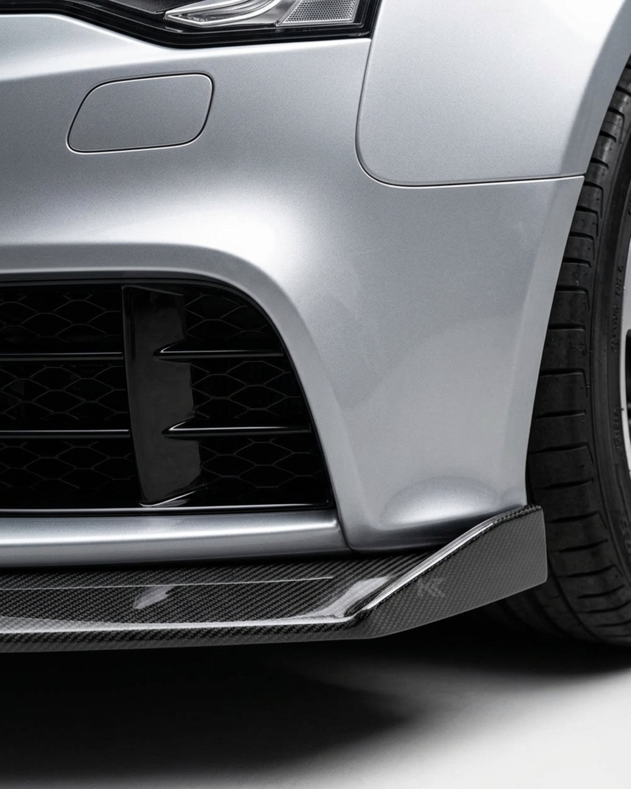 Audi RS5 8T Coupe / Convertible Carbon Fiber Front Bumper Lip Spoiler 2012 - 2015