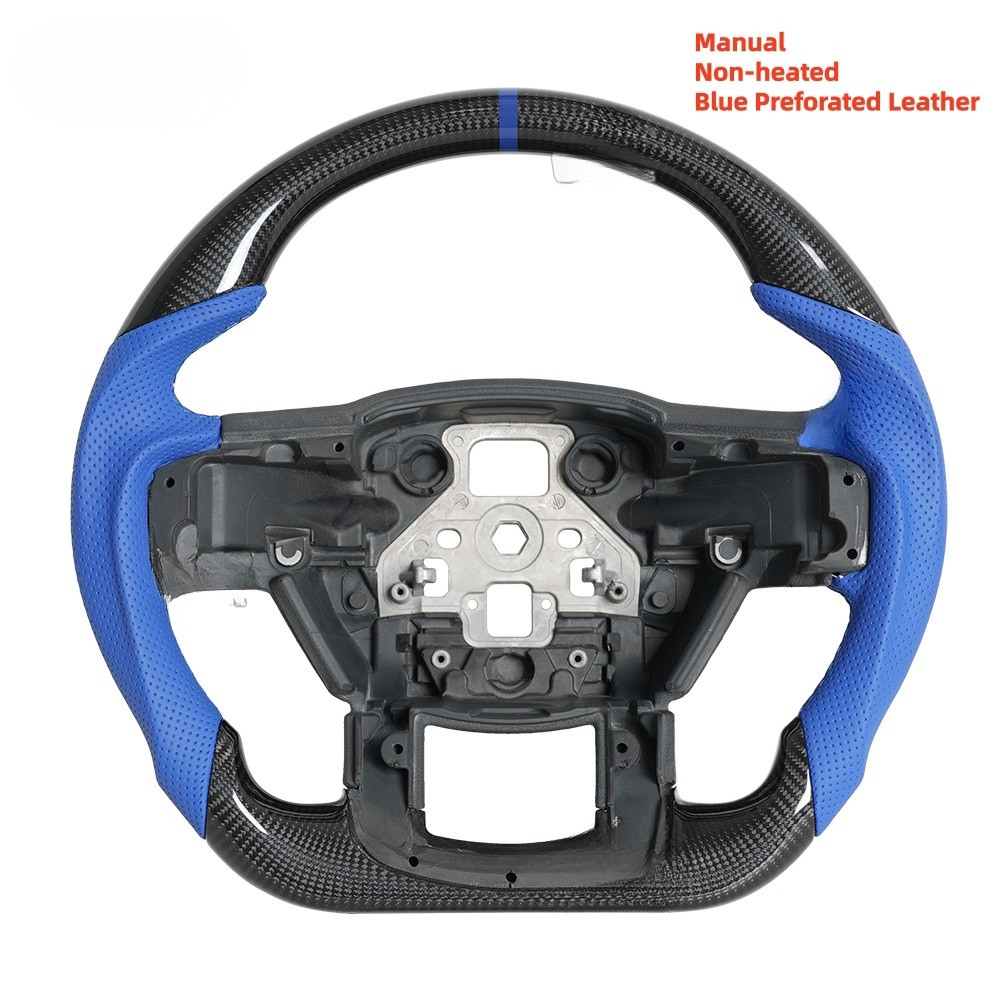Real Carbon Fiber Heated Steering Wheel for Ford F-150 XL, XLT & SSV 2015-2020