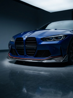 BMW 3 Series M3 M4 G80 G82 V Style Carbon Fiber Front Lip (2019 +)