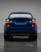 BMW X6 E71 Red and Smoked LED Tail Light Upgrades 2007-2014