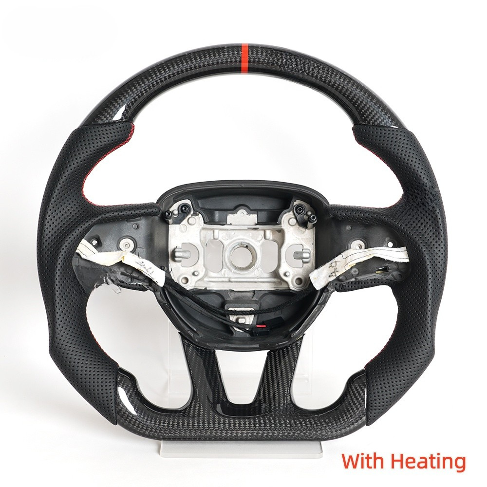 Carbon Fiber Heated Steering Wheel for Dodge 2015-2025