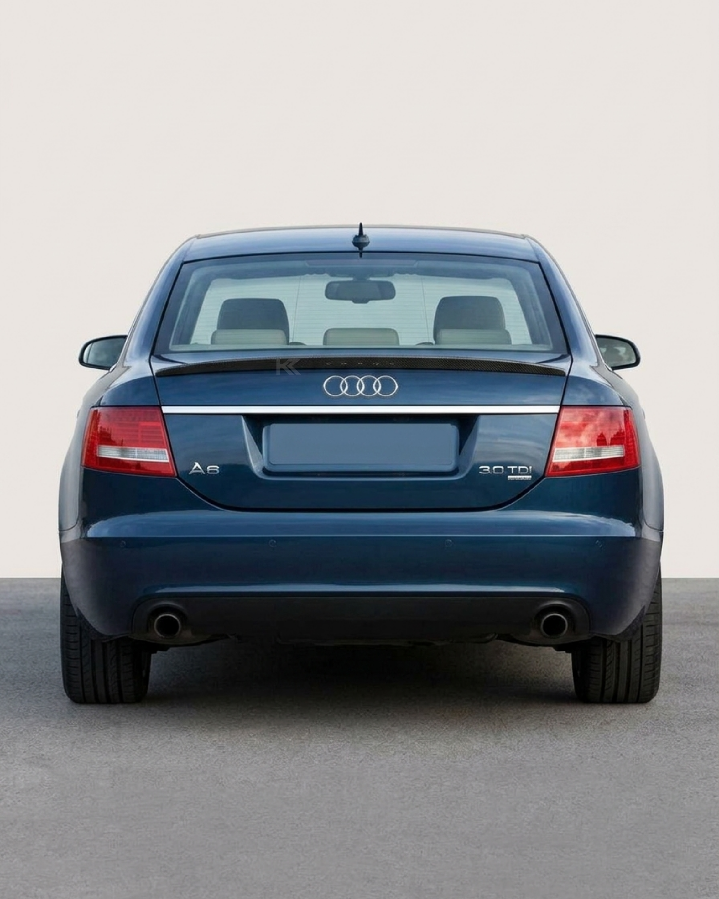 Audi A6 C6 Carbon Fiber Trunk Spoiler – S6 Style Rear Wing (2005–2011 Sedan)