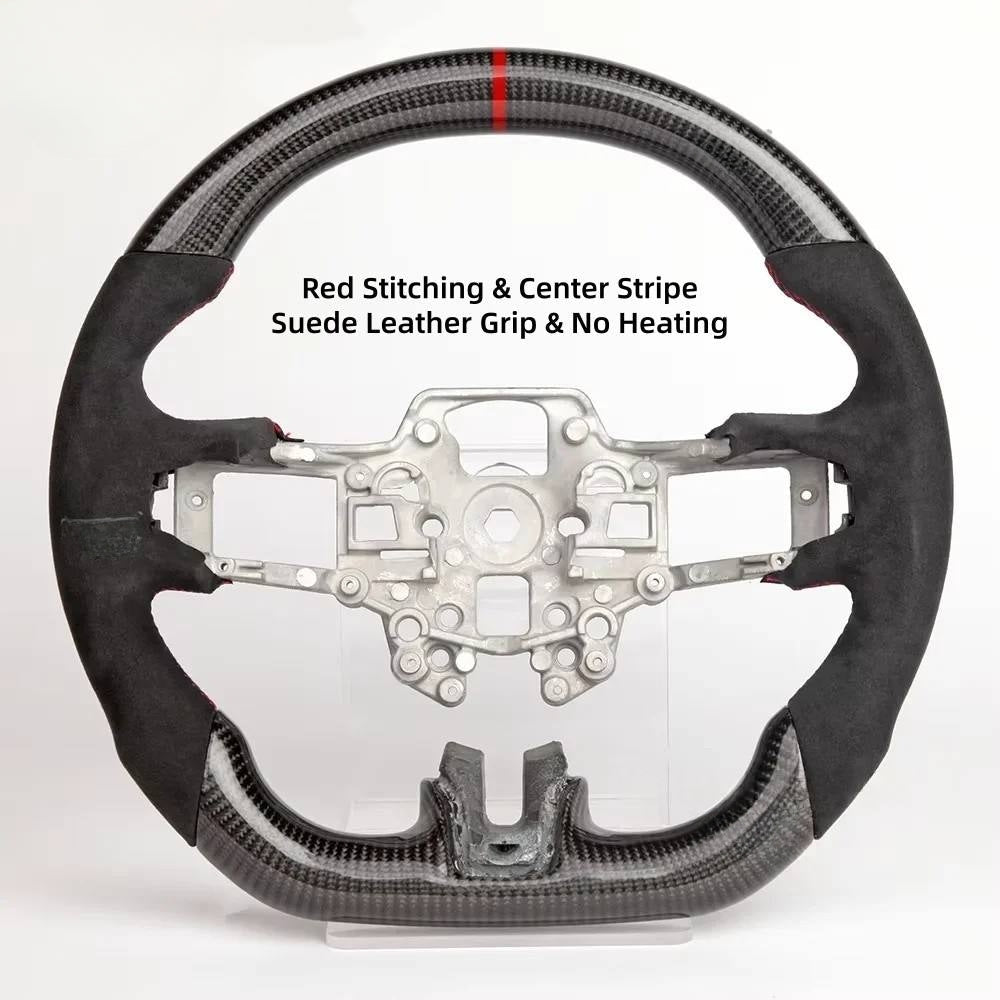 Heated Carbon Fiber Steering Wheel for Ford Mustang 2018-2023