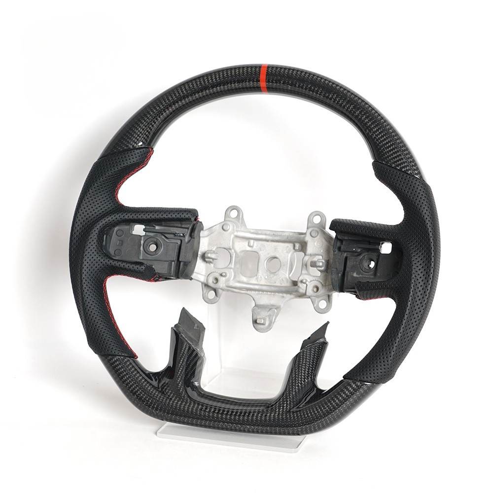 Real Carbon Fiber Steering Wheel for Dodge Ram 1500 2018-2024