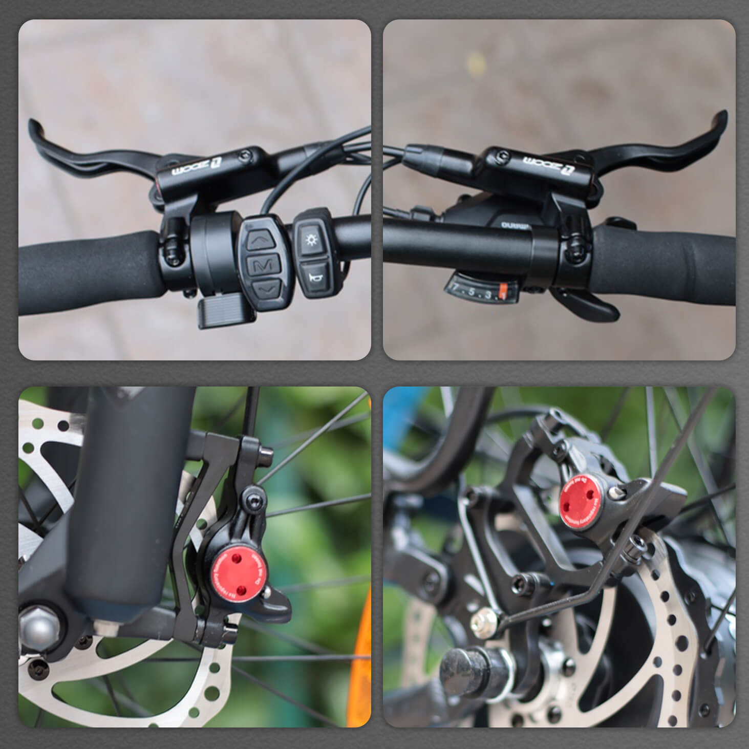ZOOM HB-875E/876E Electric Bike Hydraulic Disc Brake