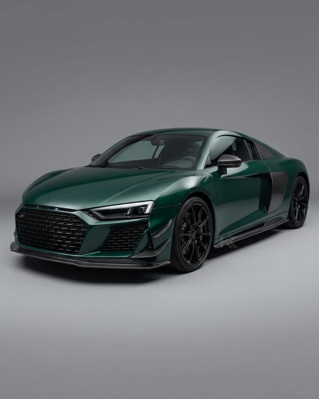 Audi R8 V10 Coupe 4S Gen 2 Facelift Prepreg Dry Carbon Fiber Side Skirts Extensions 2019 - 2023