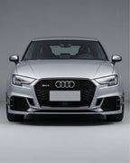 Audi RS3 8V Sedan Carbon Fiber Front Bumper Fins 2017 - 2019