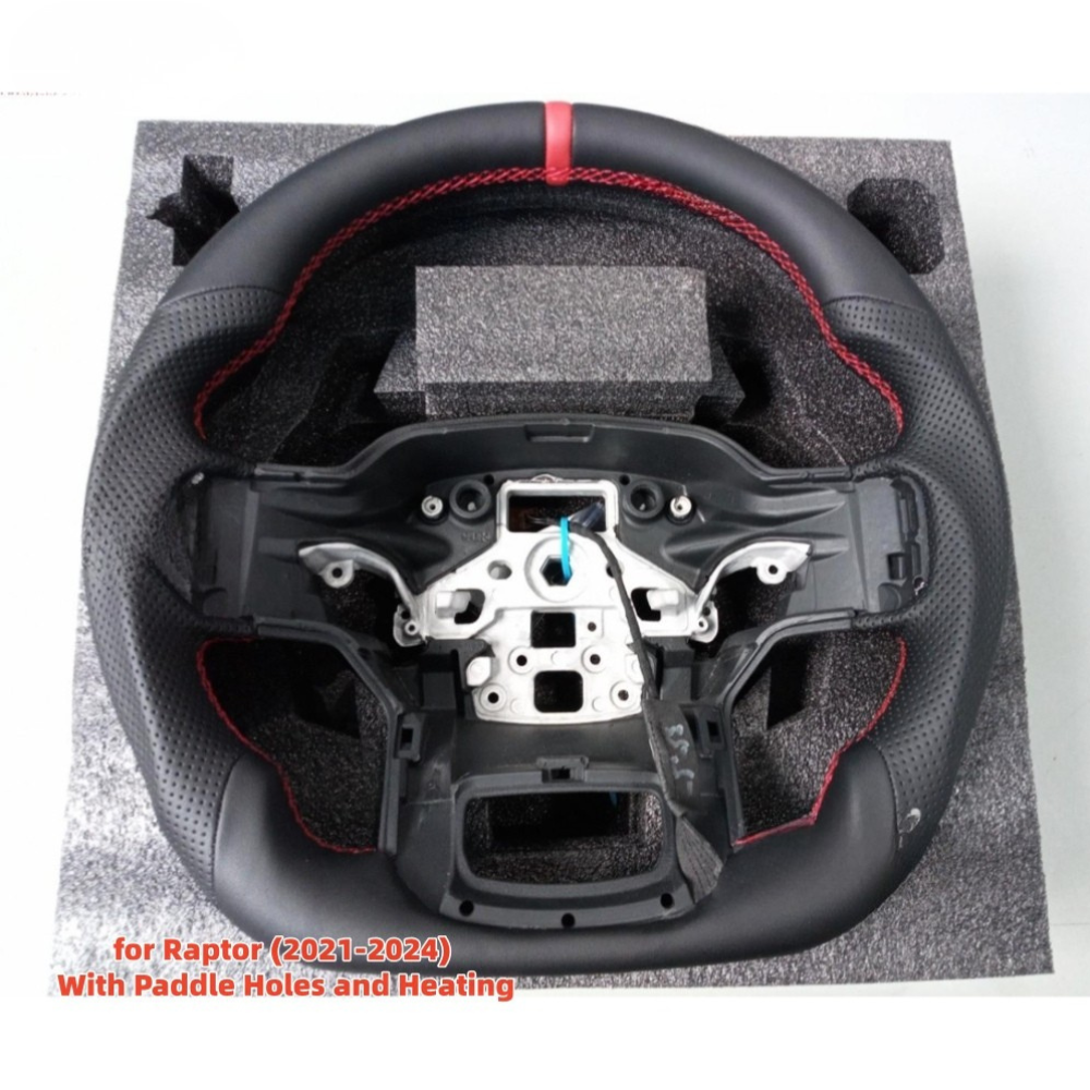 Real Carbon Fiber Steering Wheel for Ford F-150 & SVT Raptor 2009–2014