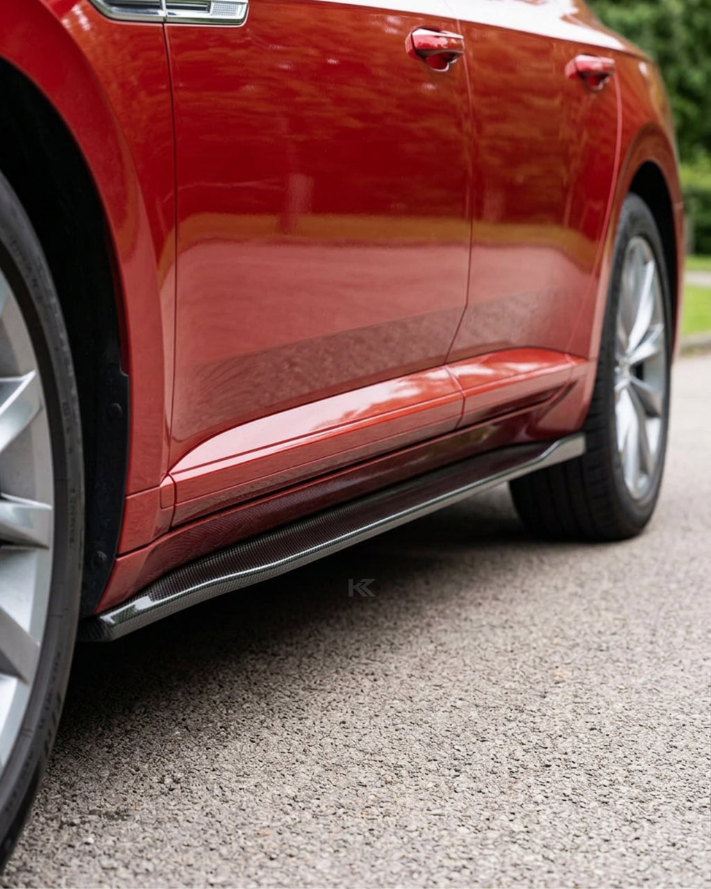 VW Arteon Carbon Fiber Side Skirt Winglets – Hatchback (2019–2020)