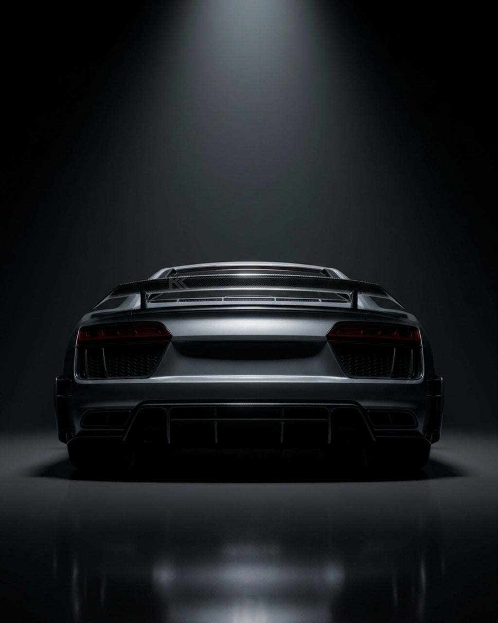 Audi R8 V10 Coupe 4S Gen 2 Carbon Fiber GT-Style Rear Wing Spoiler 2016 - 2019