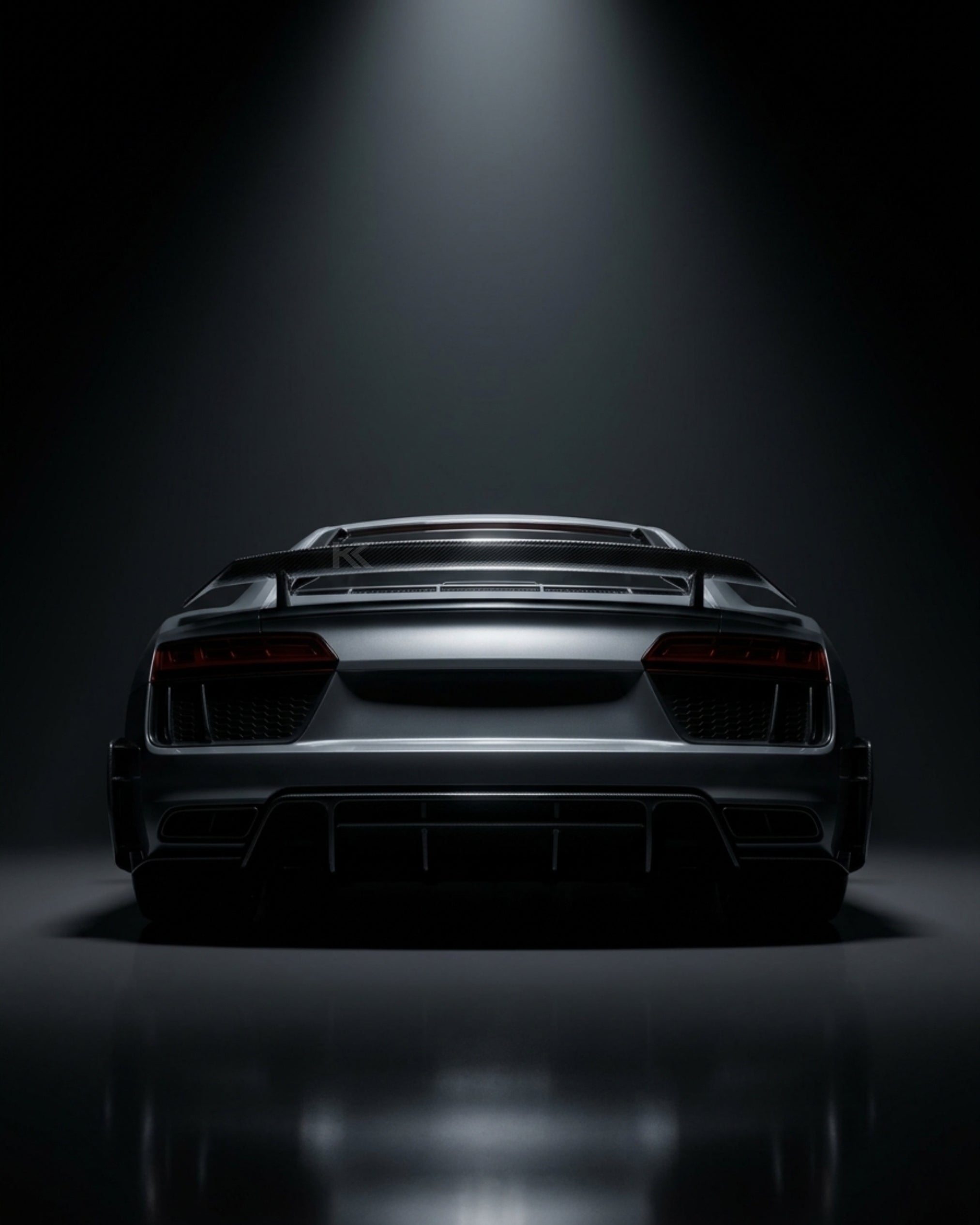 Audi R8 V10 Coupe 4S Gen 2 Carbon Fiber GT-Style Rear Wing Spoiler 2016 - 2019