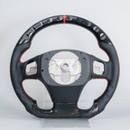 Hydro-Dip Carbon Fiber Steering Wheel for Chevrolet Corvette C6 Z06 2012–2013 with Paddle Shifter Cutouts