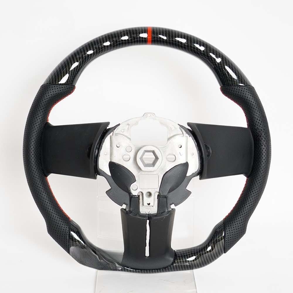 Hydro-Dip Carbon Fiber Steering Wheel for Ford Mustang V6, GT & Shelby GT500 2010-2014