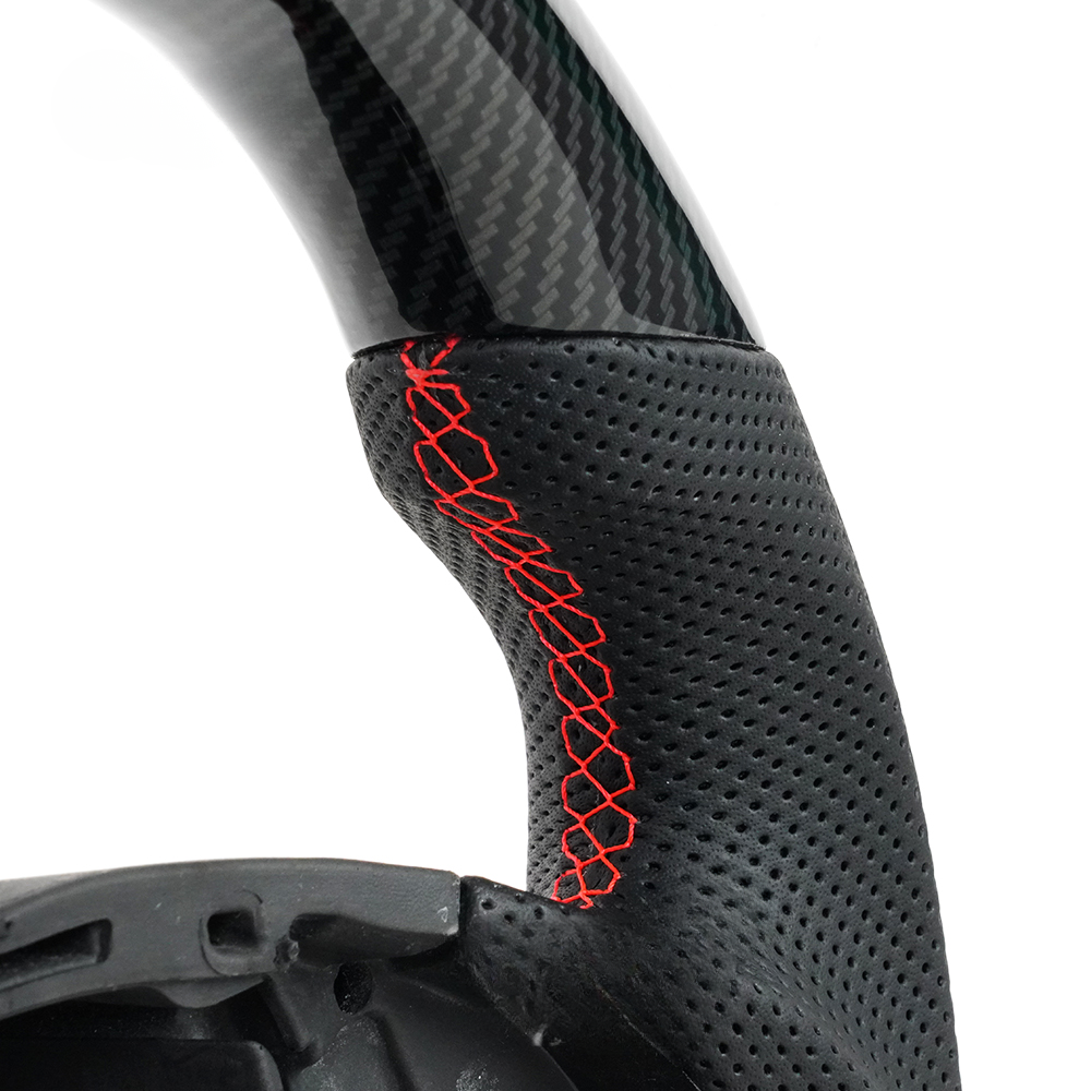 Hydro-Dip Carbon Fiber Steering Wheel for Chevrolet Corvette C7 2014-2018