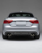 Audi A5 8T / S5 Sportback Coupe Quattro Carbon Fiber Rear Bumper Diffuser Lip 2007 - 2017