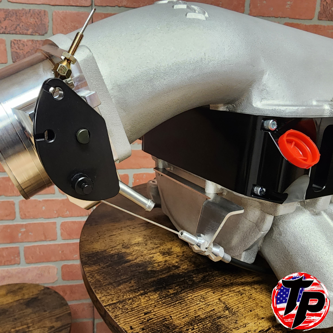 Throttle Cable Bracket For Holley Ram Intakes & Tick Performance 1500HP Intercooler By Tick Performance