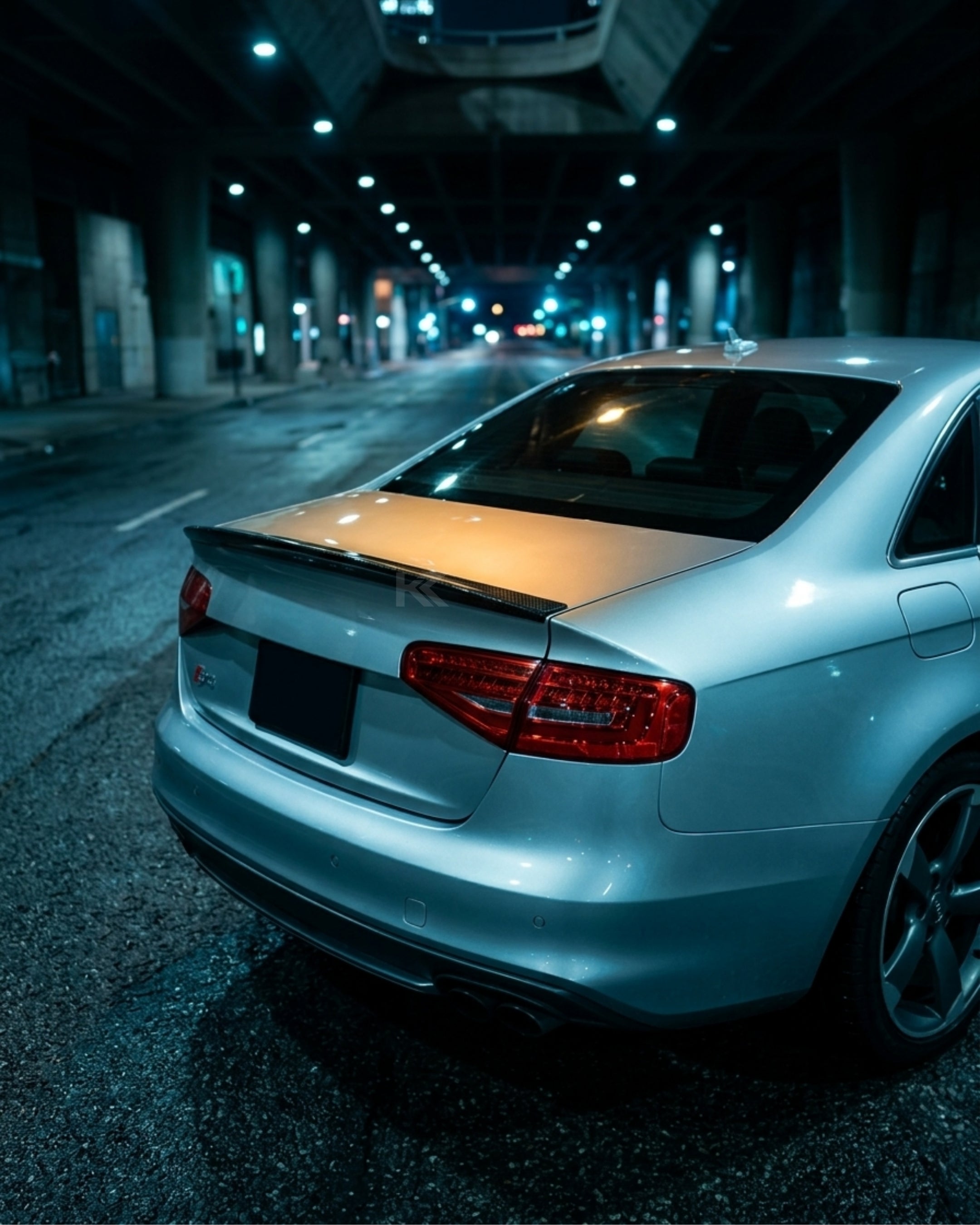 Audi A4 B8.5 S-Line / S4 Sedan Carbon Fiber Ducktail Rear Trunk Spoiler 2013 - 2016