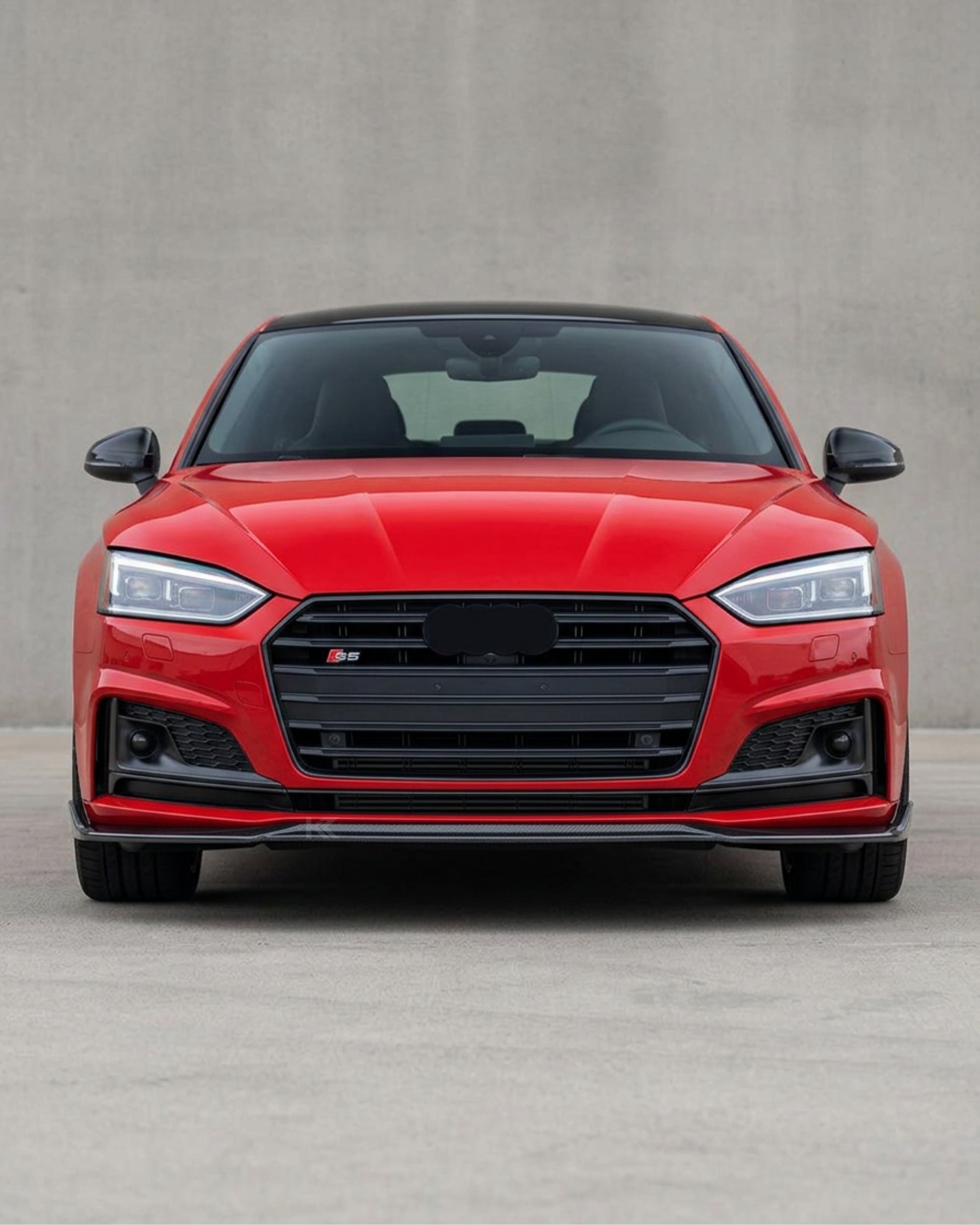 Audi A5 S-Line / S5 B9 Carbon Fiber Front Lip – M-Design Splitter (2017–2019 Coupe & Sportback)