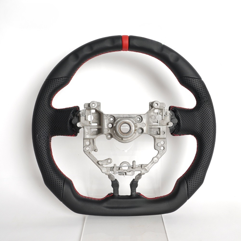 Real Carbon Fiber Steering Wheel for Toyota 86, Subaru BRZ ZC6 & Scion FR-S 2012–2016 Full Leather (Non-Heated)