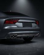 Audi A7 S-Line Sportback Carbon Fiber Rear Bumper Boot Diffuser 2013 - 2014