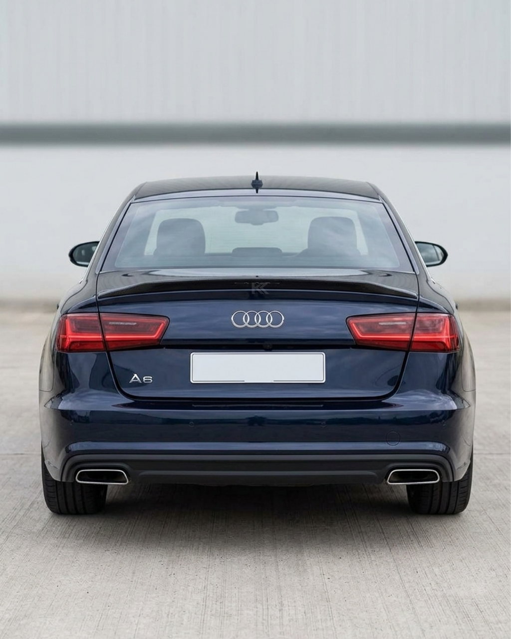 Audi A6 C7 (4G) Carbon Fiber Rear Trunk Spoiler – S-Line Style (2012–2016 Sedan)