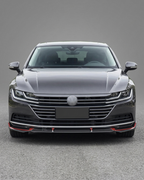 VW Arteon Carbon Fiber Front Lip Splitter – Gloss Black (2017–2021)