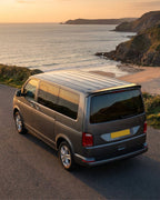 VW Transporter T6 Carbon Fiber Rear Roof Spoiler – Gloss Black (2015–2020)