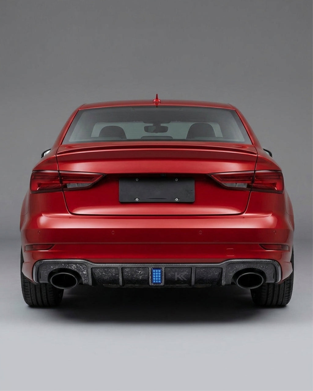 Audi RS3 8V Sedan Carbon Fiber Rear Bumper Lip 2017 - 2019