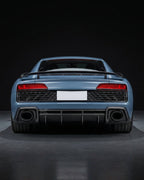 Audi R8 V10 Coupe 4S Gen 2 Facelift Prepreg Dry Carbon Fiber Rear Bumper Diffuser Lip 2019 - 2023