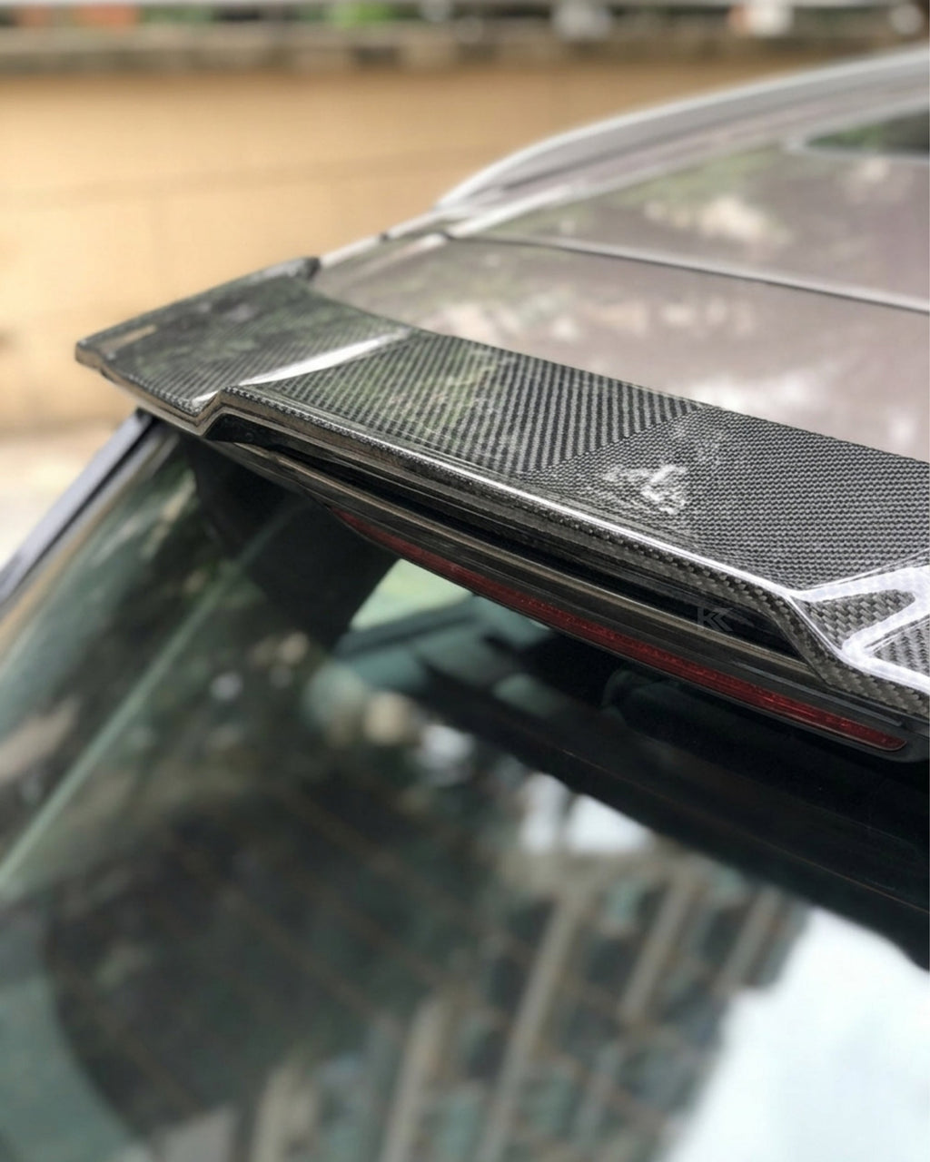 Audi Q7 / SQ7 (4M) Carbon Fiber Rear Roof Spoiler – S-Line Style (2016–2018)