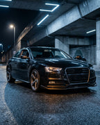 Audi A5 Quattro B8.5 Carbon Fiber Front Lip – Gloss Black Splitter (2013–2016 Coupe)