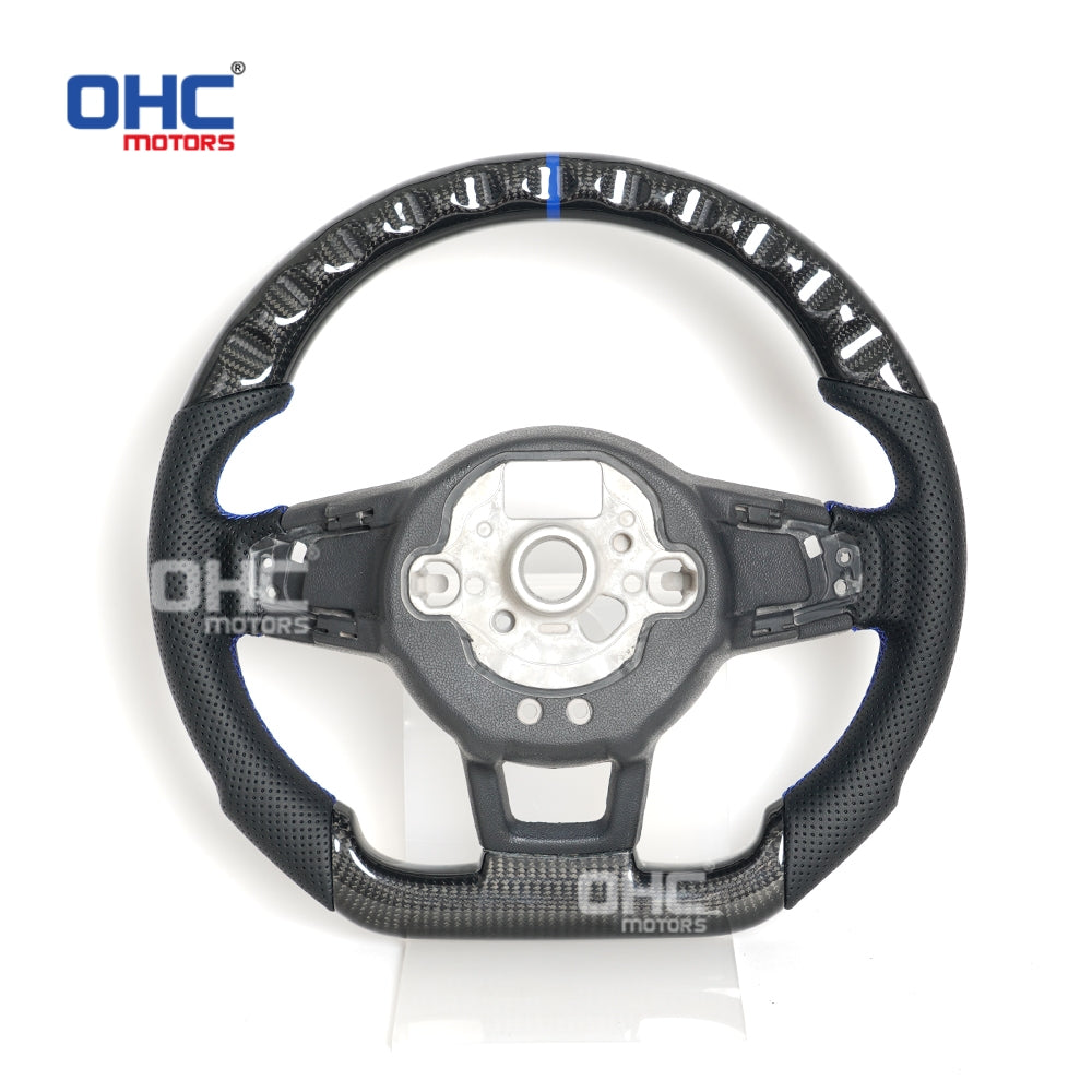 Carbon Fiber Steering Wheel for VW Golf 7 GTI R Mk7