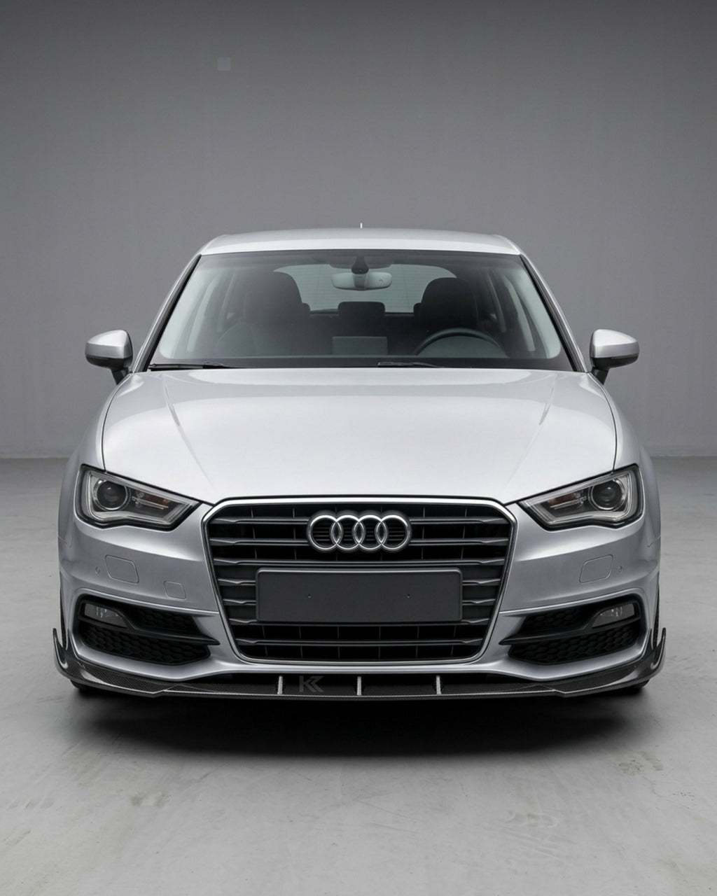 Carbon Fiber Front Bumper Lip for Audi A3 S3 8V Hatchback 2014-2016