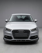 Carbon Fiber Front Bumper Lip for Audi A3 S3 8V Hatchback 2014-2016