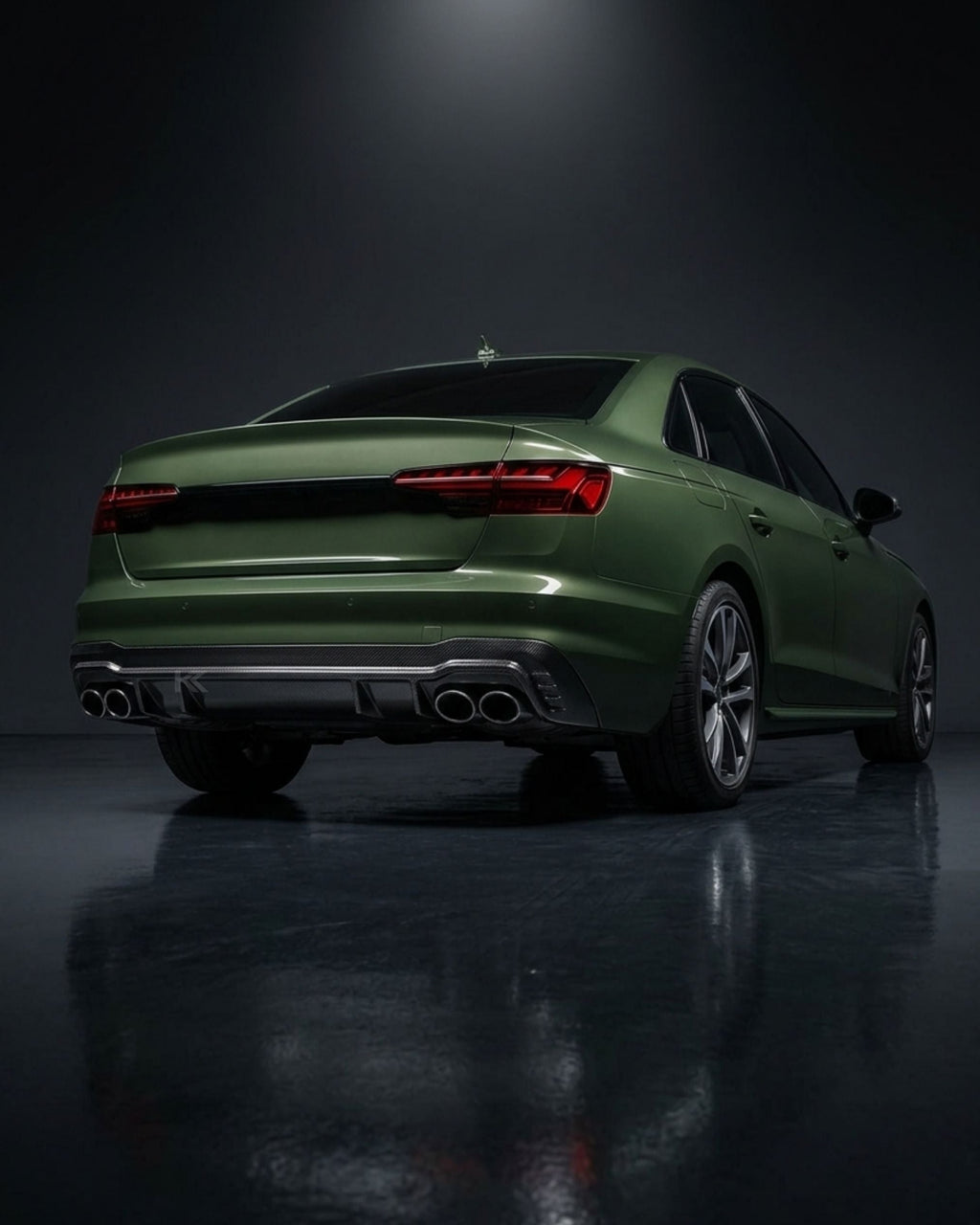 Audi A4 B9 S-Line / S4 Rear Diffuser – Prepreg Dry Carbon Fiber (2020–2022 Sedan)