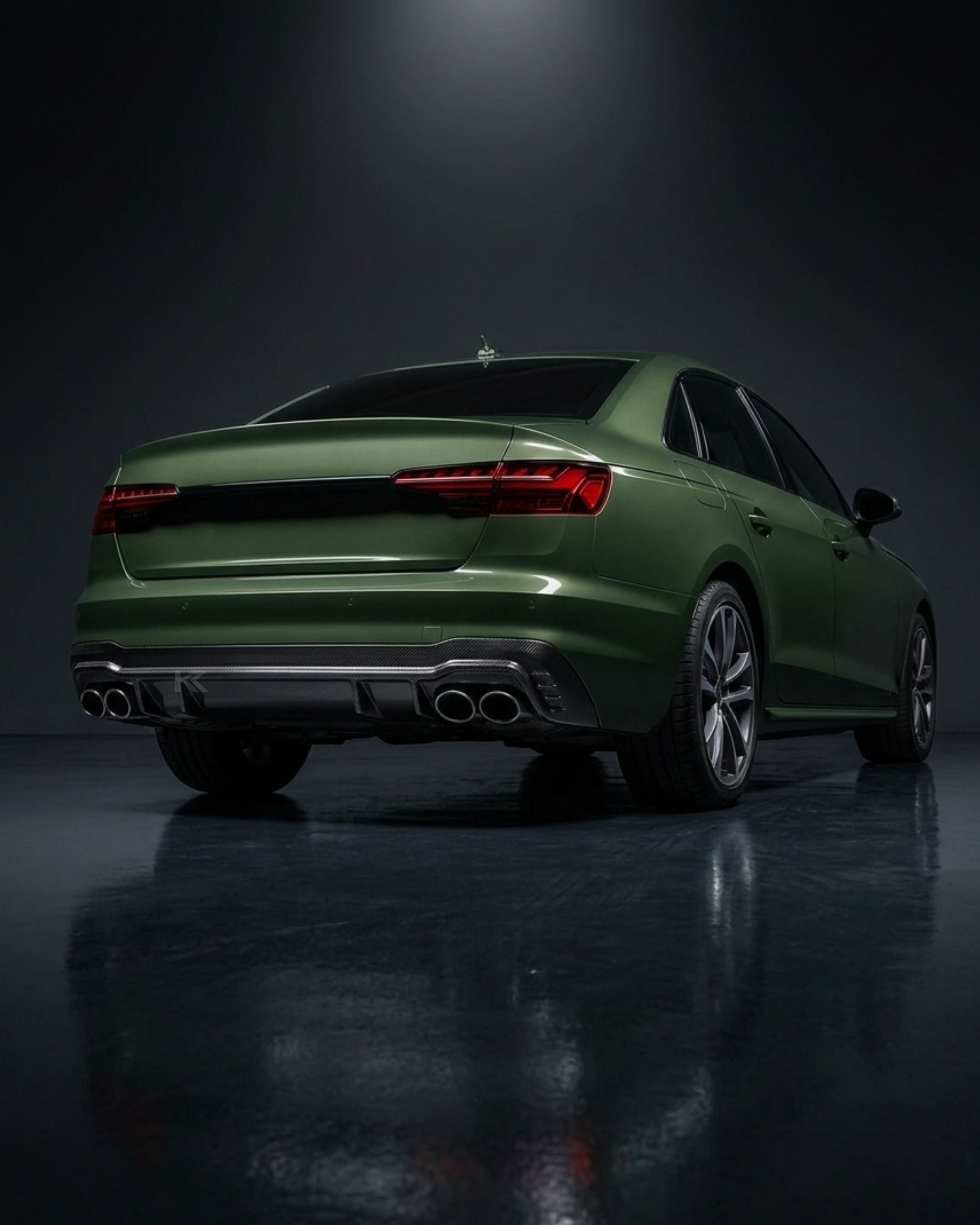 Audi A4 B9 S-Line / S4 Rear Diffuser – Prepreg Dry Carbon Fiber (2020–2022 Sedan)