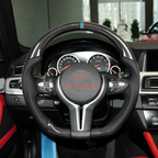 Real Carbon Fiber M Sport Steering Wheel for BMW F-Series 1, 2, 3, 4, X1, X2, X3, X4, X5 & X6