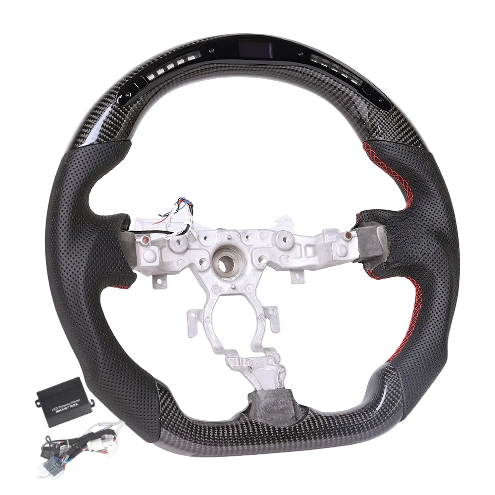 LED Carbon Fiber Steering Wheel for Nissan 370Z Z34 2008-2021