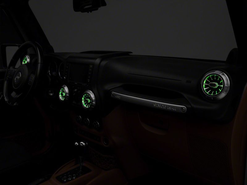 Raxiom 11-18 Jeep Wrangler JK LED Ambient Vent Lighting Kit